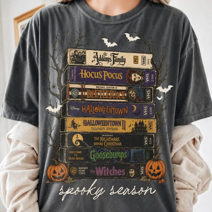 Vintage VHS Movie Halloween Tee